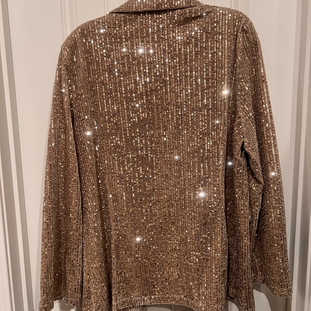 Sparkling Gold Sequin Jacket